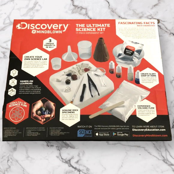 Discovery Kids MINDBLOWN Ultimate Science Kit 4 EXPERIMENTS IN 1 - Picture 7 of 8